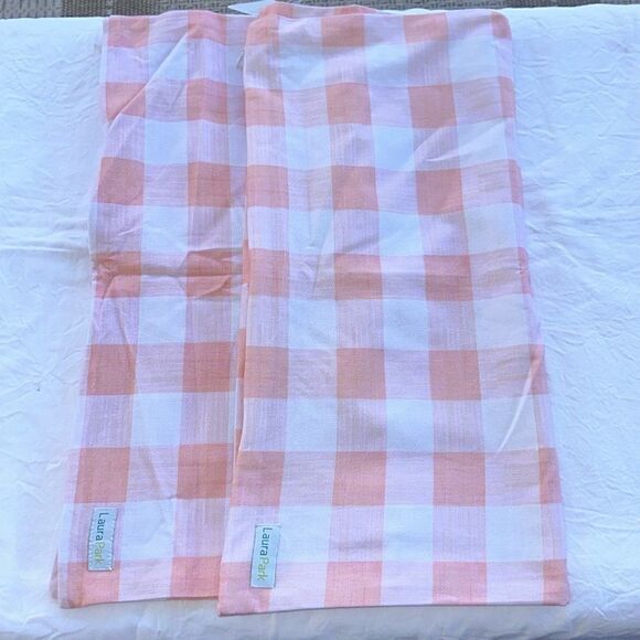 Laura Park Gingham Throw Pillow Covers 22”x22” - Picture 2 of 6
